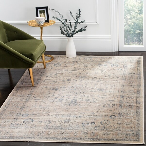 Safavieh Vintage Distressed Boho Didina Oriental Rug - 8'10" x 12'2" - Stone/Blue | Bed Bath & Beyond