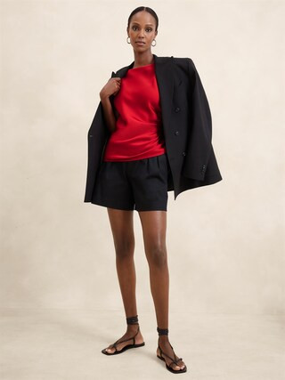 Side-Shirred Blouse | Banana Republic Factory