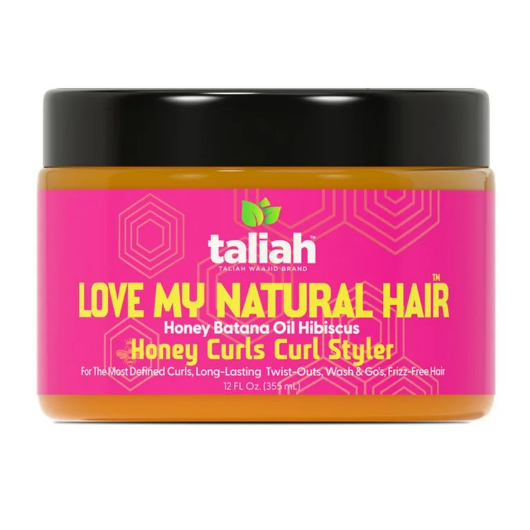 Taliah Waajid Love My Natural Hair Honey Curls Curl Styler with Batana Oil, Honey, and Hibiscus, ... | Walmart (US)