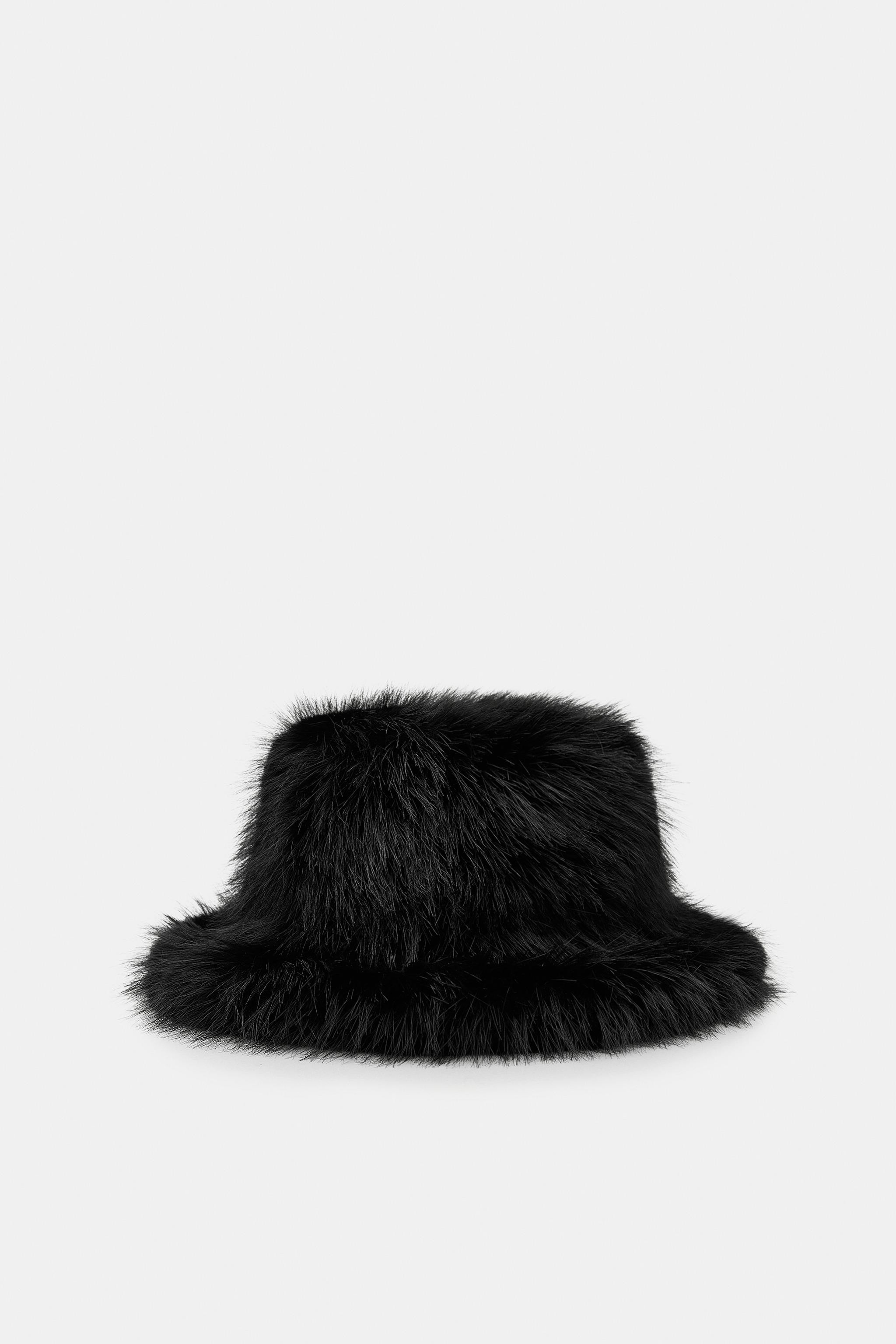 FAUX FUR BUCKET HAT | Zara US
