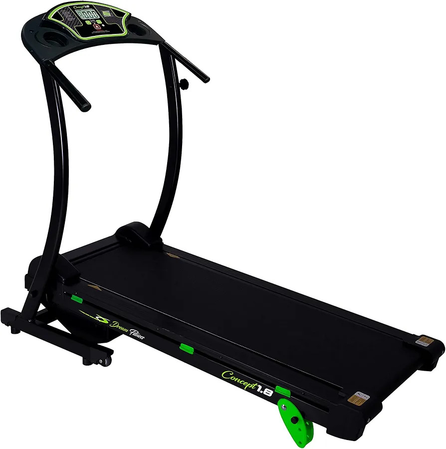 Esteira Eletronica Dream Fitness CONCEPT 1.8 BIVOLT, Preto | Amazon (BR)