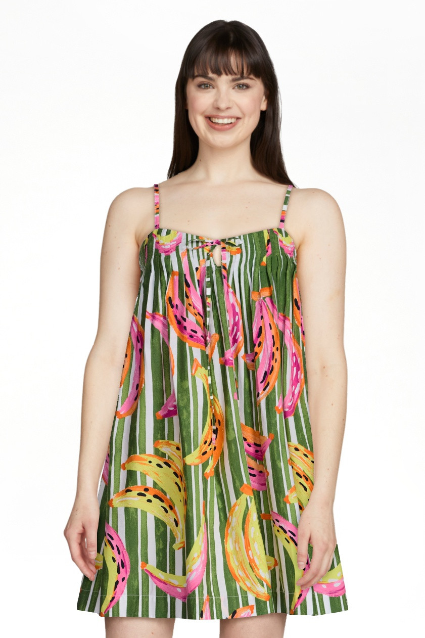Free Assembly Women's and Women's Plus Cotton Pintuck Mini Dress, Sizes XS-4X | Walmart (US)