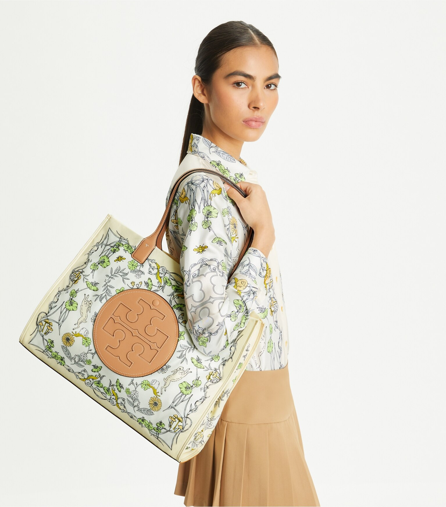 Ella Printed Tote: Women's Handbags | Tote Bags | Tory Burch UK | Tory Burch (US)