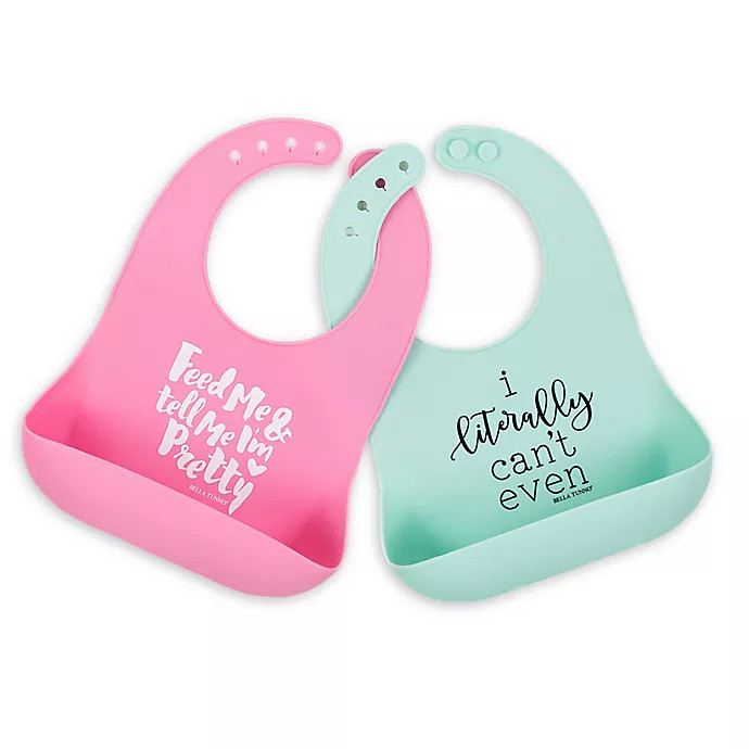 Bella Tunno 2-Piece Feed Me Wonder Bib Set | buybuy BABY