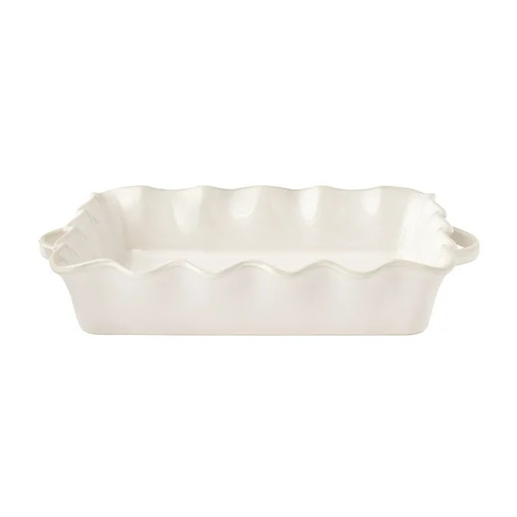 The Pioneer Woman Colette 9"x13" Stoneware Ruffled-Edge Casserole Baking Dish, Linen | Walmart (US)