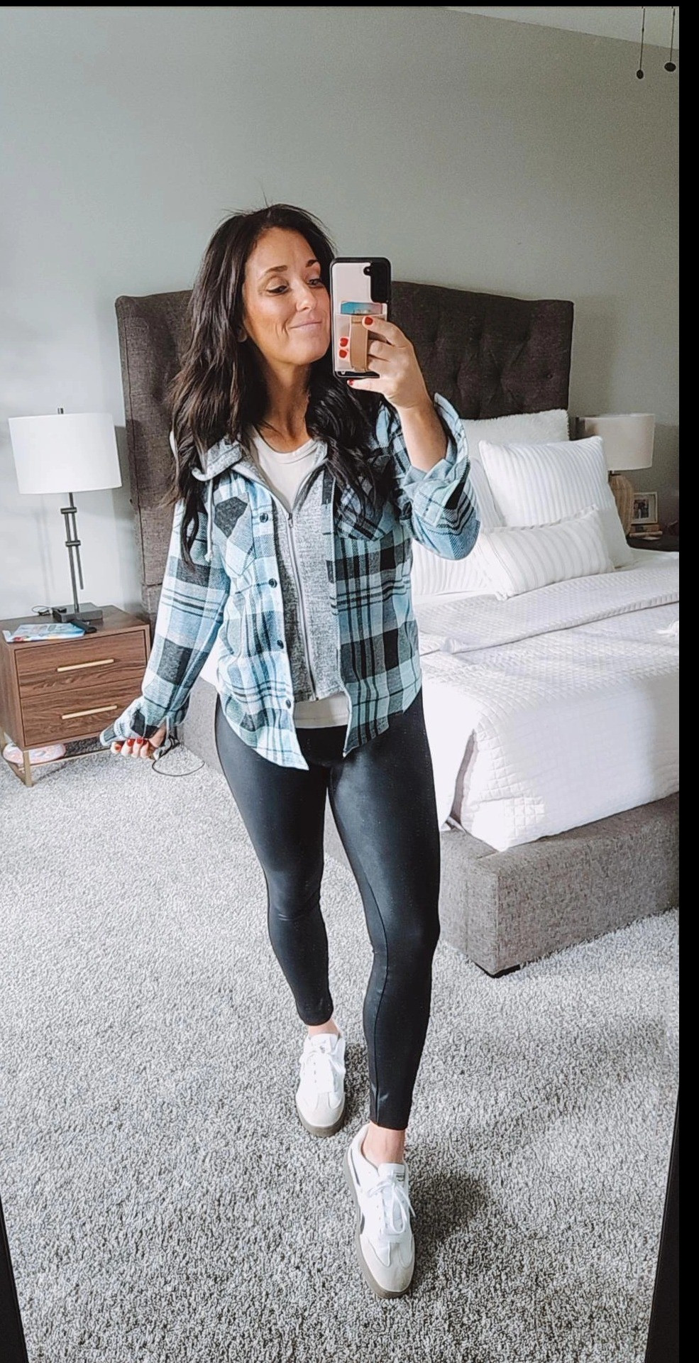 Walmart fashion strikes again! 🙌🏼 Love this hoodie light weight flannel combo! 

#LTKSeasonal #LTKStyleTip