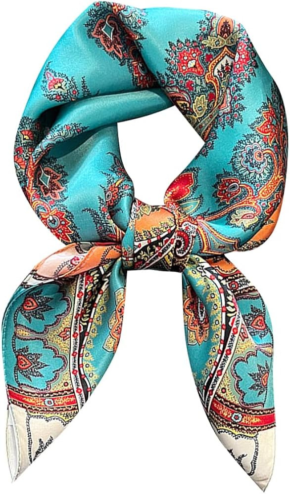 MEISEE 100% Pure Mulberry Silk Scarf 27"'x27(in) Square Scarf Head Scarf Neck scarf Headscarf for... | Amazon (US)