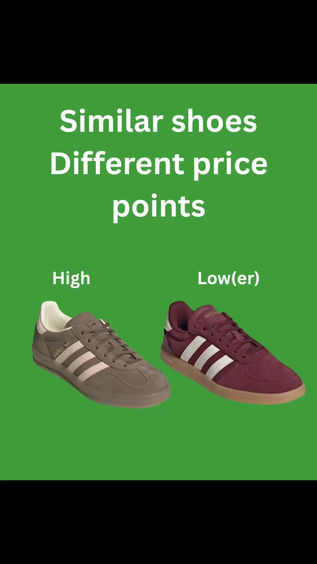 Two sneakers, very similar in style, both Addidas but at different prices right now. 
You can wear these for a casual day out with some pleated, wide-leg pants, a graphic tee, and a crossbody bag.

#LTKootd #LTKOver40 #LTKActive