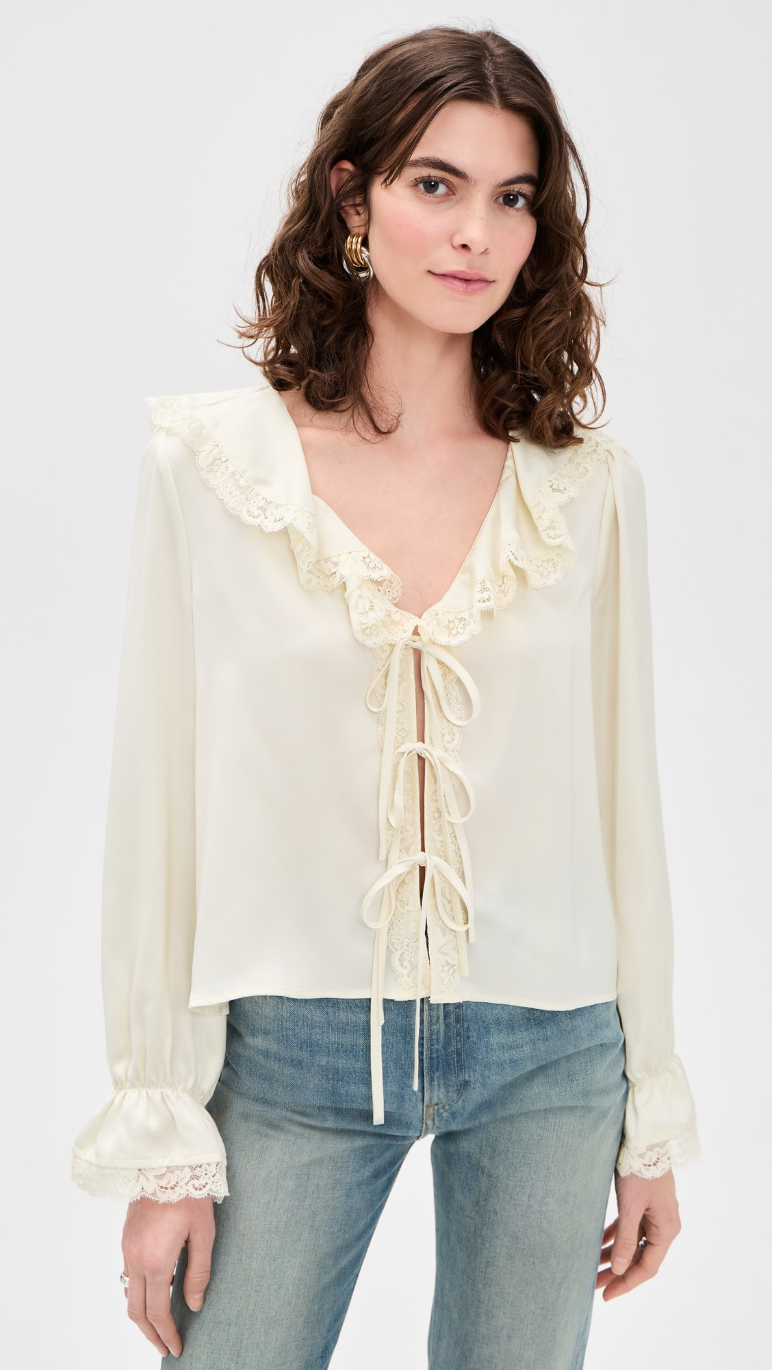 Lacey Tie Front Top | Shopbop
