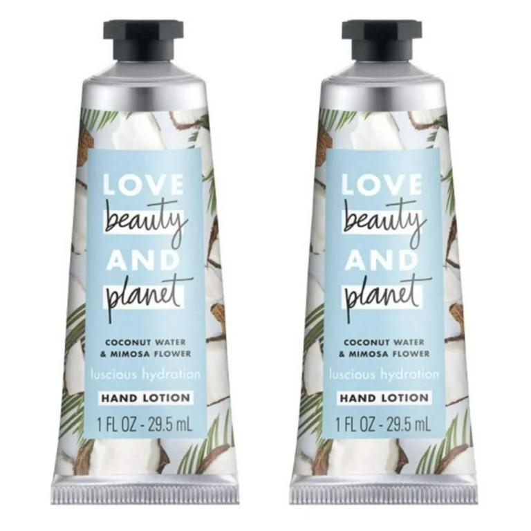 Love Beauty And Planet Coconut Water & Mimosa Flower Hand Lotion - 2 Pack Travel Size - 1 fl oz E... | Walmart (US)