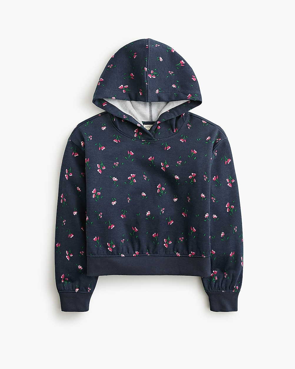 Girls' floral-print hoodie | J.Crew Factory