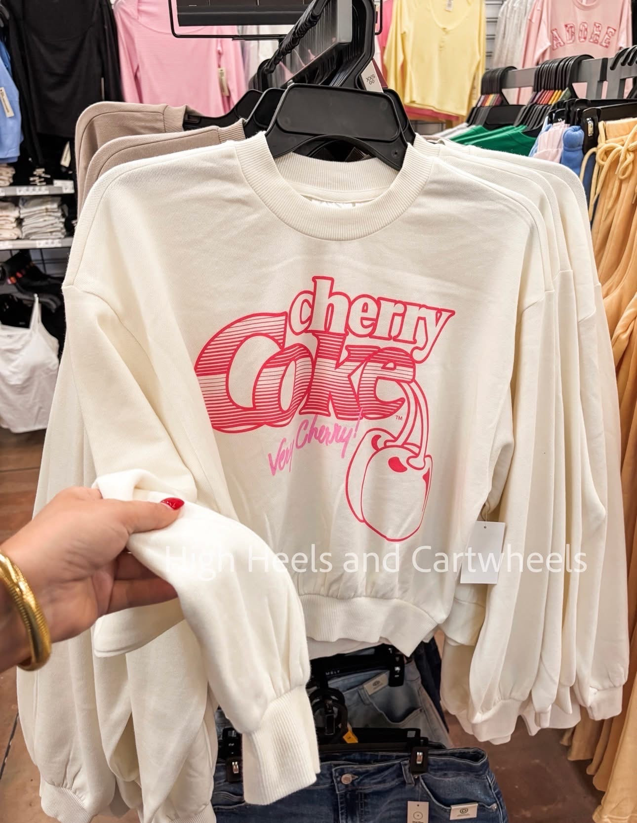 Cute top for Cherry Coke lovers!!