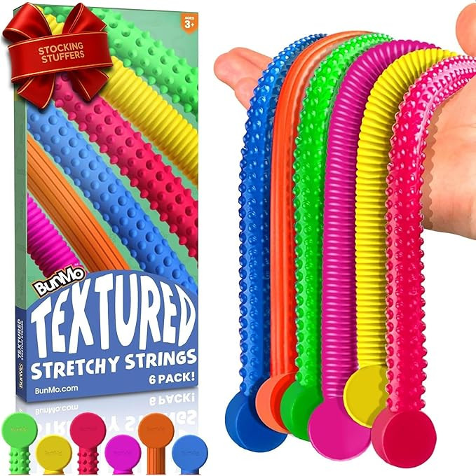 BUNMO Stocking Stuffers for Kids - Stretchy Sensory Strings - Sensory Toys for Kids - Stocking St... | Amazon (US)