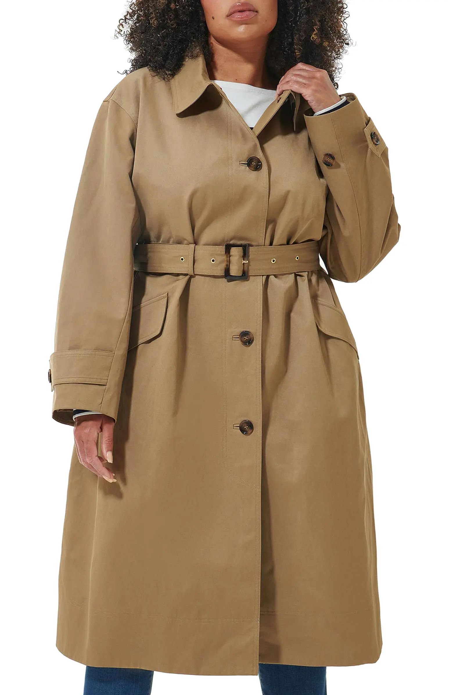 Opal Water Resistant Belted Trench Coat | Nordstrom