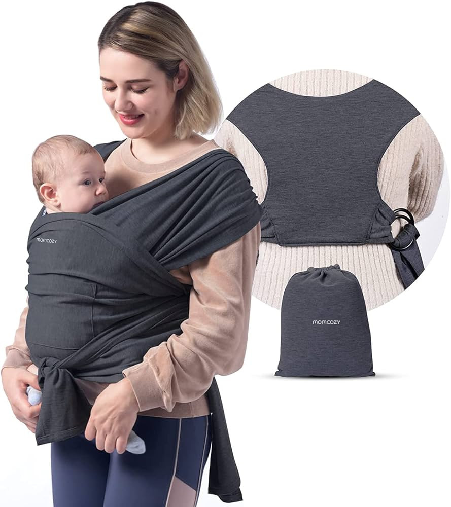 Momcozy Baby Wrap Carrier Slings, Infant Carrier Slings for Newborn up to 50 lbs, Baby Wrap Adjus... | Amazon (CA)