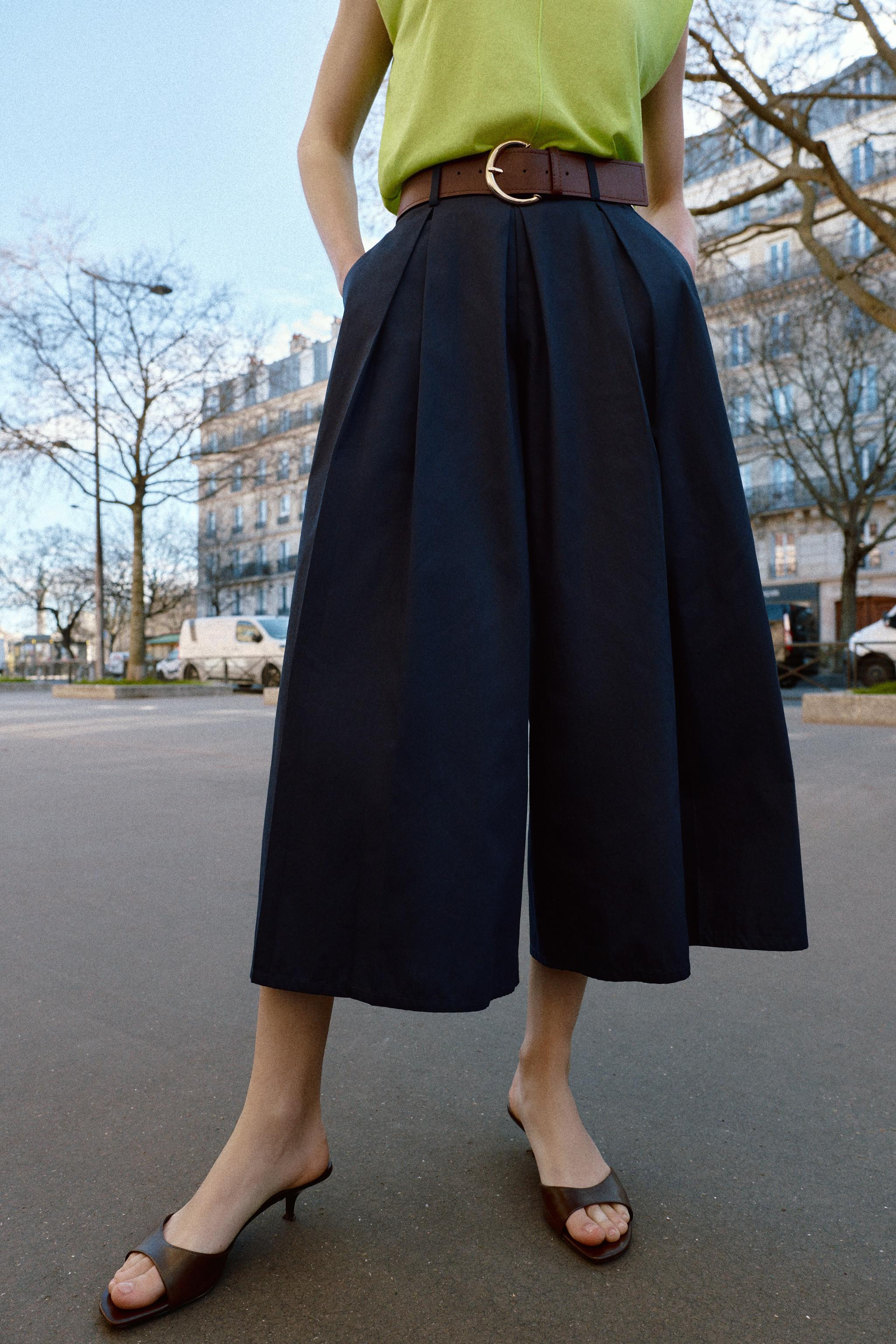 BELTED CULOTTES | Zara US