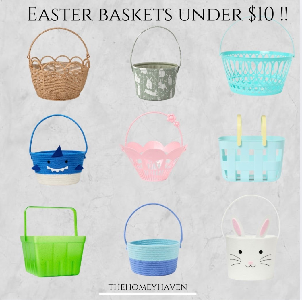 Cute Easter baskets under $10! Several are $5 and $1 !! These baskets come in several colors each too!


Easter basket, kids, family, Easter, happy Easter, spring, Amazon finds, Amazon home, Easter basket for kids, personalized Easter baskets, target home, target finds, Easter grass, Easter eggs  

#LTKKids #LTKHome #LTKSeasonal