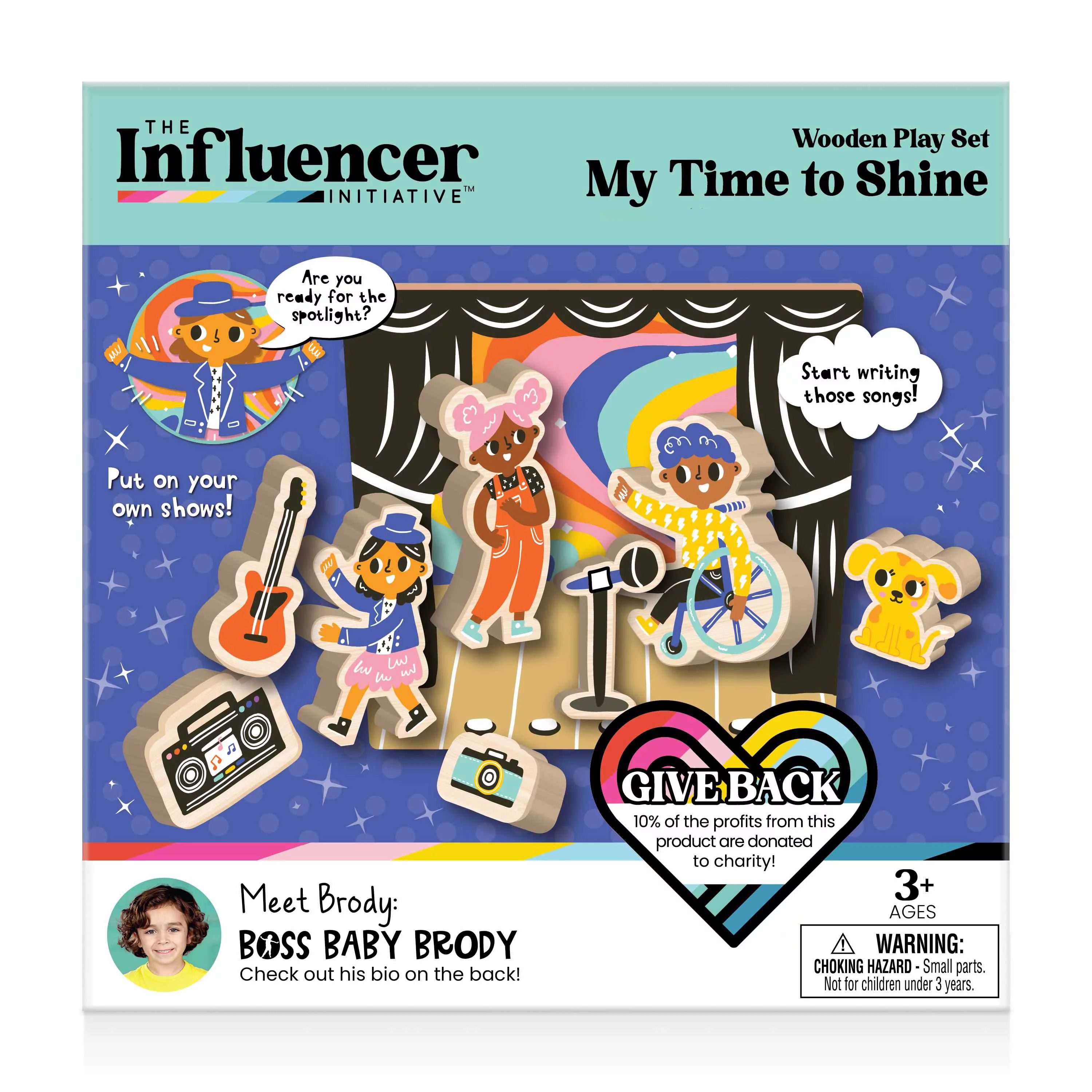 Influencer InitiativeBoss Baby Brody - Influencer Initiative My Time to Shine, Wooden Play Set-Mu... | Walmart (US)