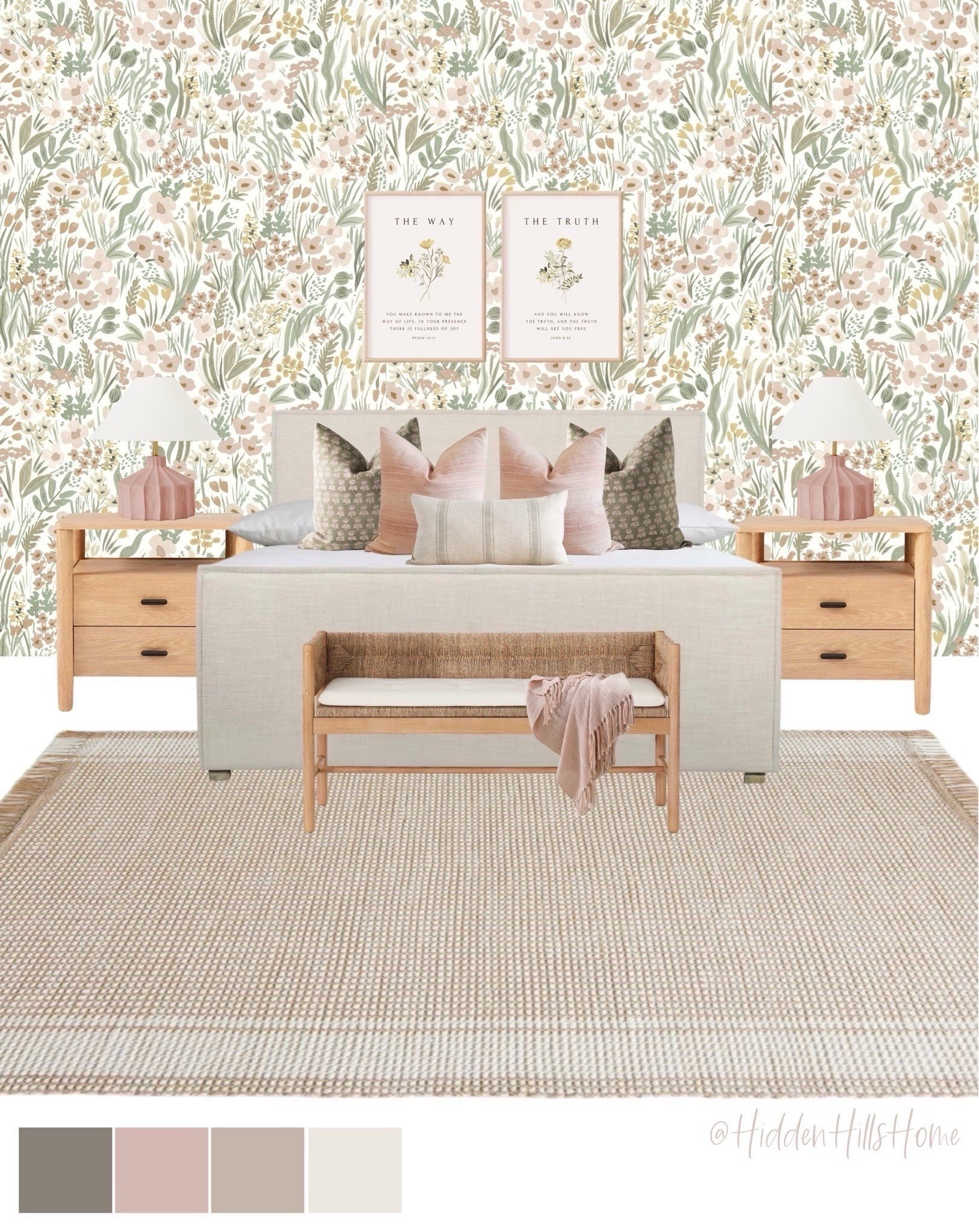 Teen girls bedroom mood board, floral wallpaper for girls bedroom design, modern-transitional girls bedroom mood board #teen #floral #girls



#LTKKids #LTKHome #LTKSaleAlert