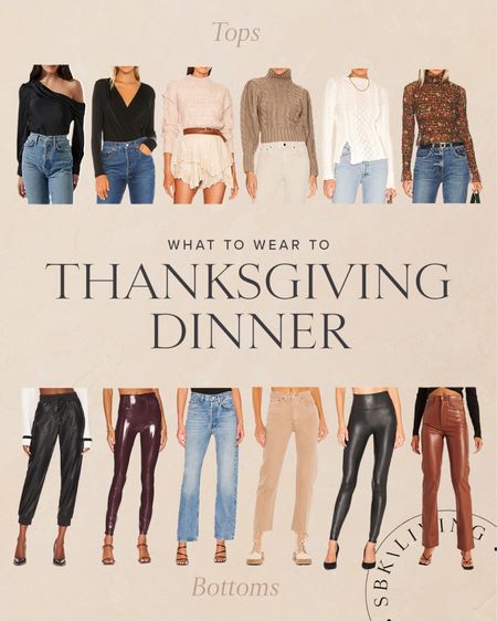 F A S H I O N \ Thanksgiving dinner outfit ideas! Mix fun pants with a festive top!

Fall fashion

#LTKSeasonal #LTKstyletip