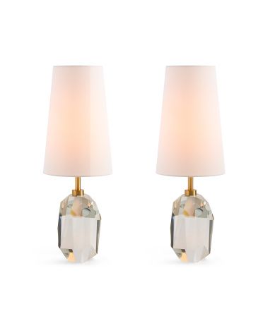 Set Of 2 Crystal Lamps | TJ Maxx