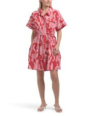 Short Sleeve Floral Mini Dress | TJ Maxx