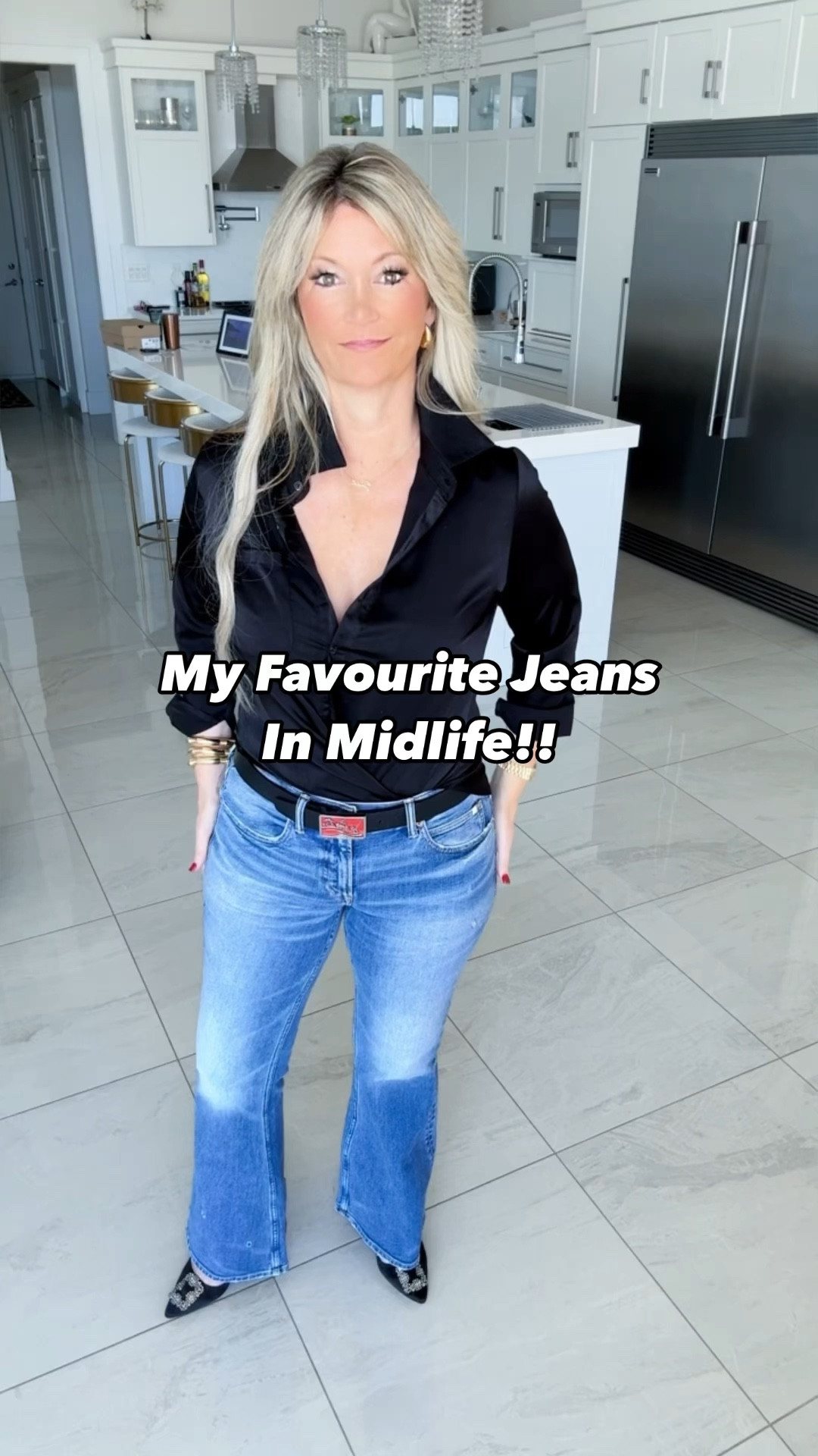 My favourite jeans in midlife!! They are a universally flattering jean. 

#LTKsalealert #LTKmidsize #LTKover40
