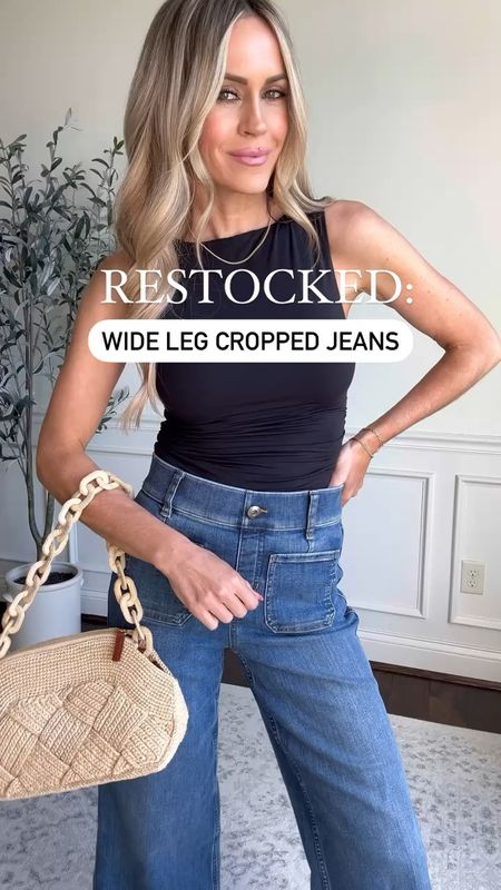 DISCOUNT CODE: KATEROSExSPANX works sitewide excluding sale + free shipping!

Wearing xs petite length I. These wide leg cropped jeans that were just restocked in most sizes and lengths!! Also come in ecru 


#LTKSummerSales #LTKStyleTip #LTKSeasonal