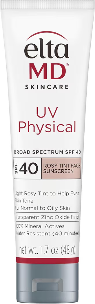 EltaMD UV Physical Tinted Sunscreen for Face, 100% Mineral Active Sunscreen | Amazon (US)
