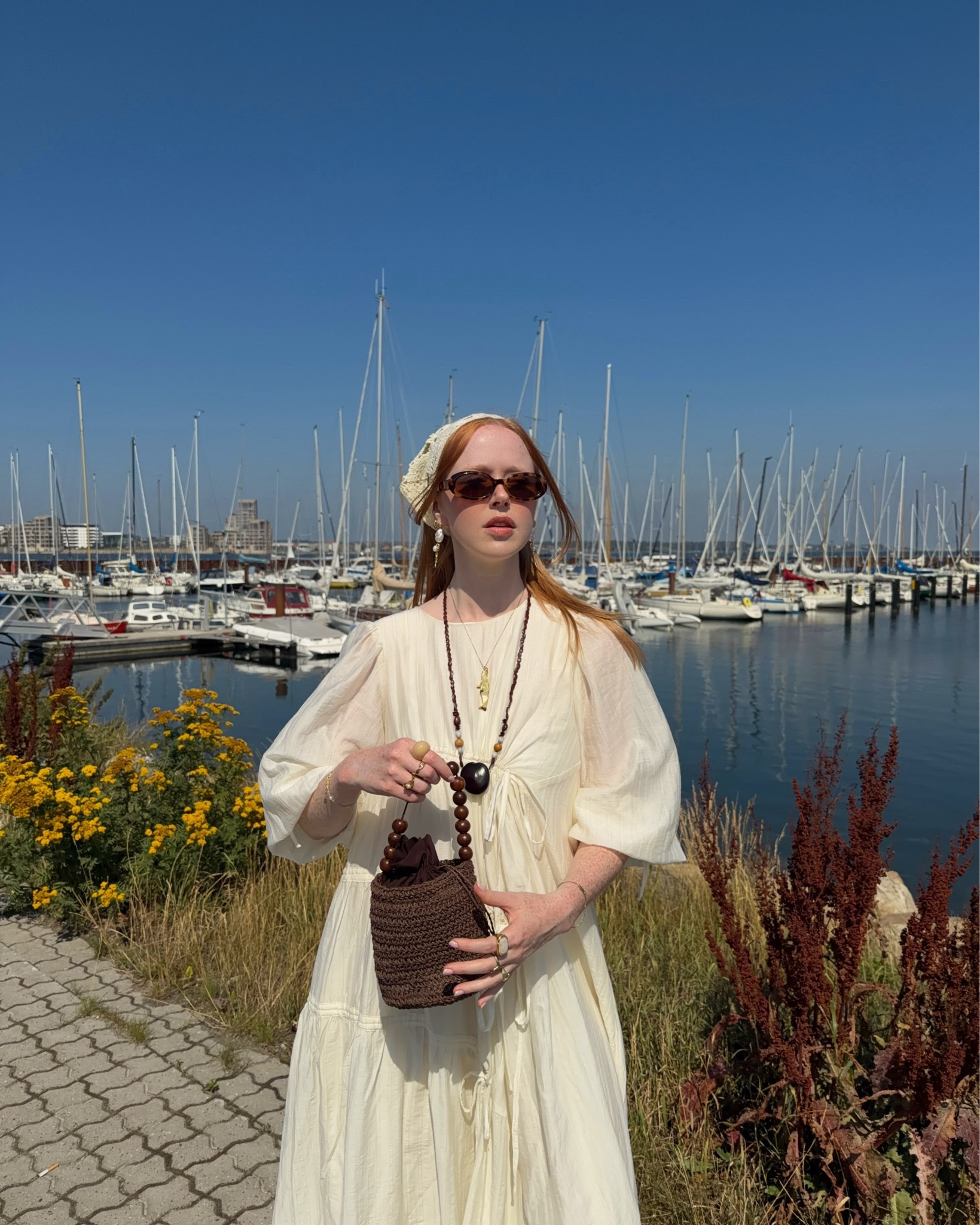 Summer Dress, Maxi Dress, Boho Dress, Crochet Hair Scarf, Bandana, Basket Bag, CPHFW

#LTKFashionMonth #LTKsummer #LTKeurope