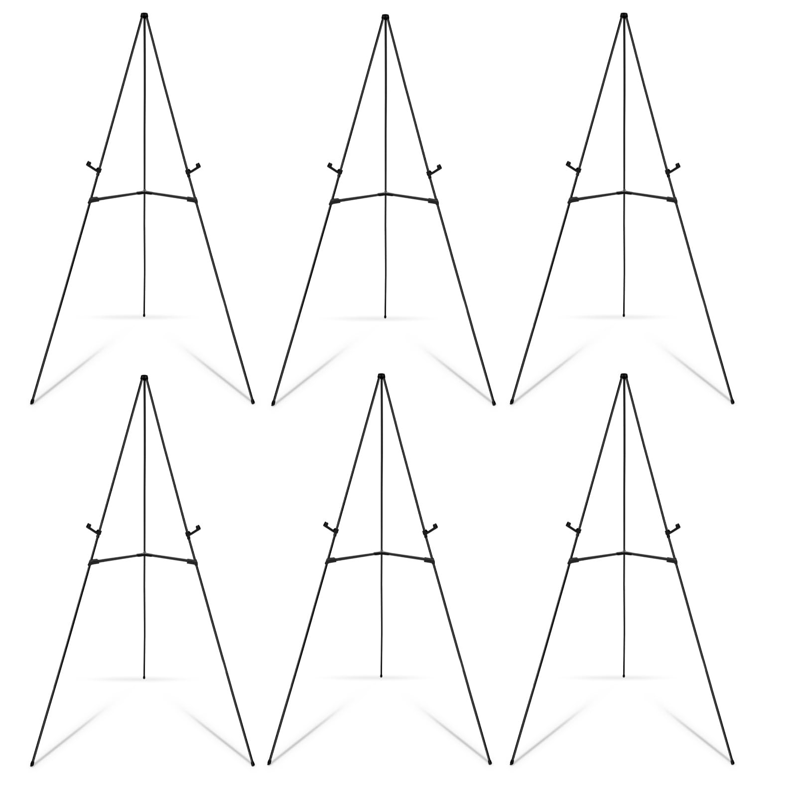 Falling in Art Display Easel Stand, 6 Pack 63" Instant Adjustable Poster Easel, Easy Folding Port... | Amazon (US)