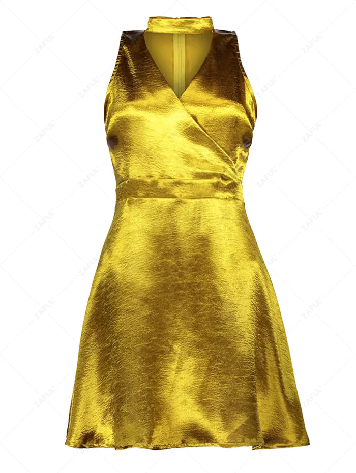 http://www.zaful.com/mini-metallic-satin-choker-dress-p_256801.html?lkid=21058 | ZAFUL (Global)