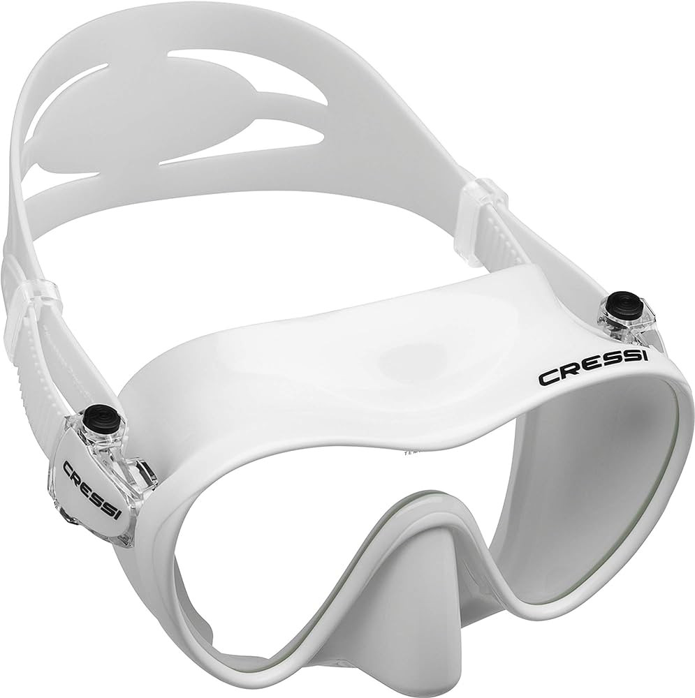 Cressi F1 Frameless Mask, White (ZDN283000) | Amazon (US)