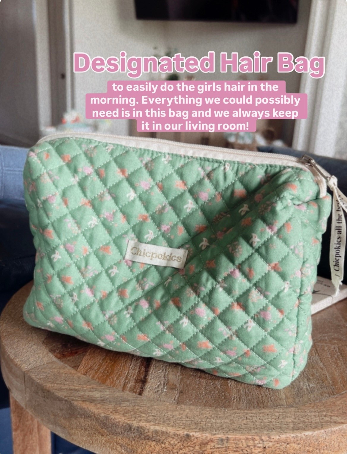 What’s in my toddler girls hair bag! We keep this bag in our living room for easy access and also bring it anytime we travel. It’s already packed and ready to go! 

Toddler hair must haves / hair must haves / toddler hair style / hair bag / travel bag / toiletry bag / cosmetic bag / hair gel / style cream / toddler hair gel / toddler style cream / toddler hair brush / toddler brush / toddler shampoo / kids shampoo / clean shampoo / non toxic / toddler hair ties / kids hair ties / slick back brush / hair tie storage / hair tie bag / hair tie pouch / hair tie organizer 

#LTKmomlife #LTKmorningroutine #LTKKids