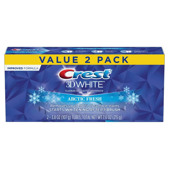 Crest 3D White Arctic Fresh  Teeth Whitening Toothpaste | Target