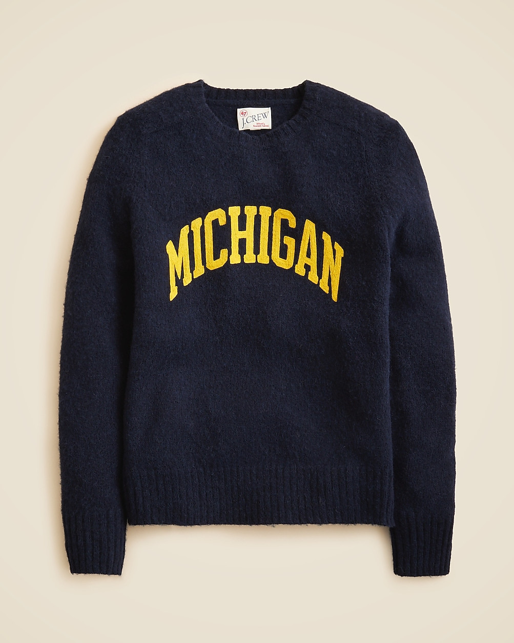 '47 X J.Crew brushed wool Michigan sweater | J. Crew US