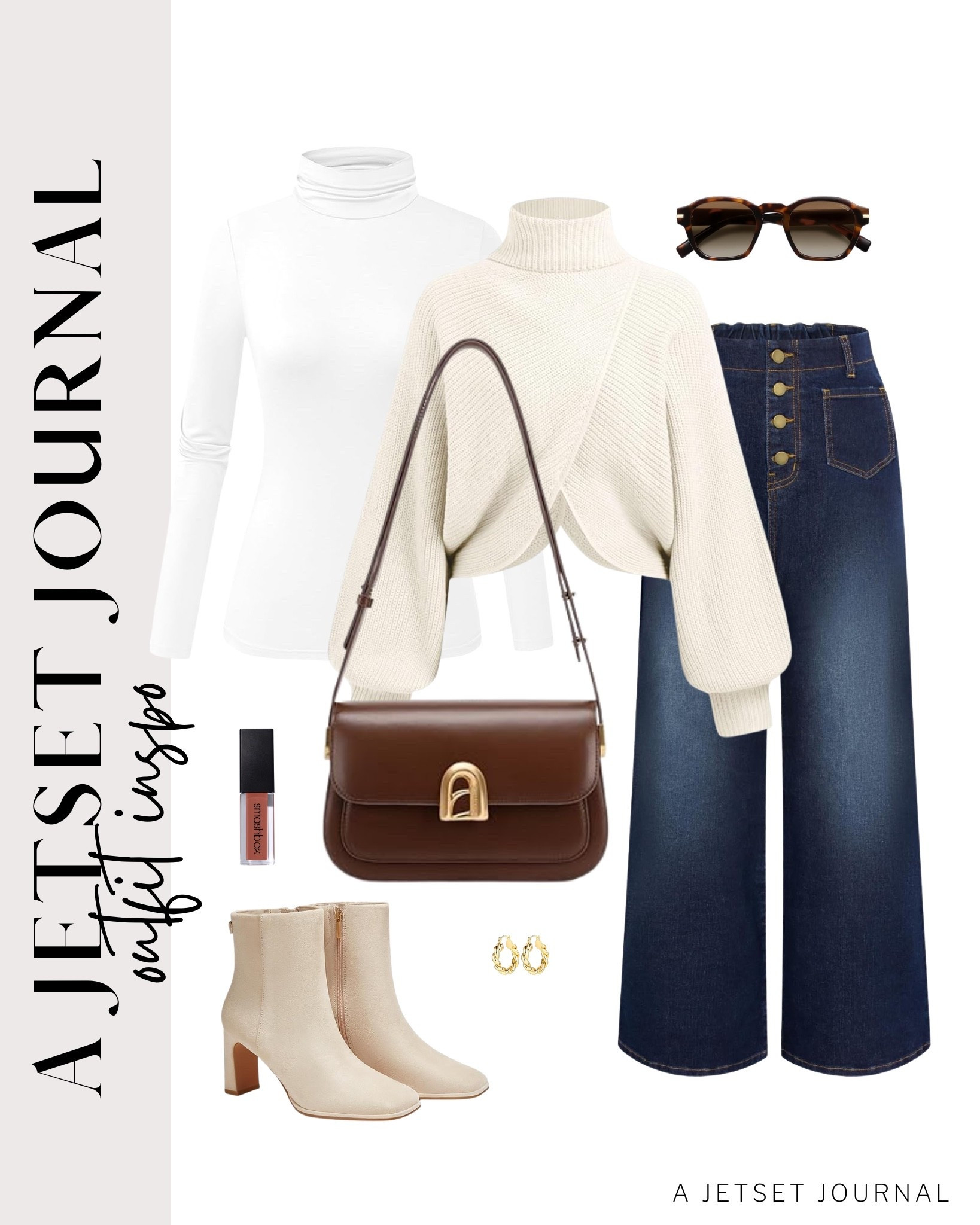 Here’s how you can layer a dressy outfit for winter!
turtleneck lantern sleeve sweater, wide leg jeans, smashbox liquid lipstick, gold earrings set, trendy look, viral products, casual outfit idea, how to style, ways to style, amazon fashion, affordable style, shoe inspo, winter outfit, winter style

#LTKSeasonal #LTKFindsUnder50 #LTKU