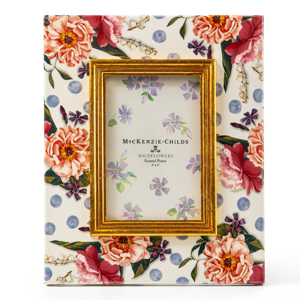 Wildflowers Blue 4" x 6" Frame | MacKenzie-Childs