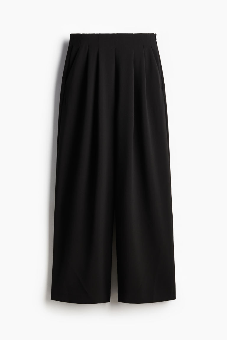 H & M - Wide-Leg Pants - Black | H&M (US + CA)