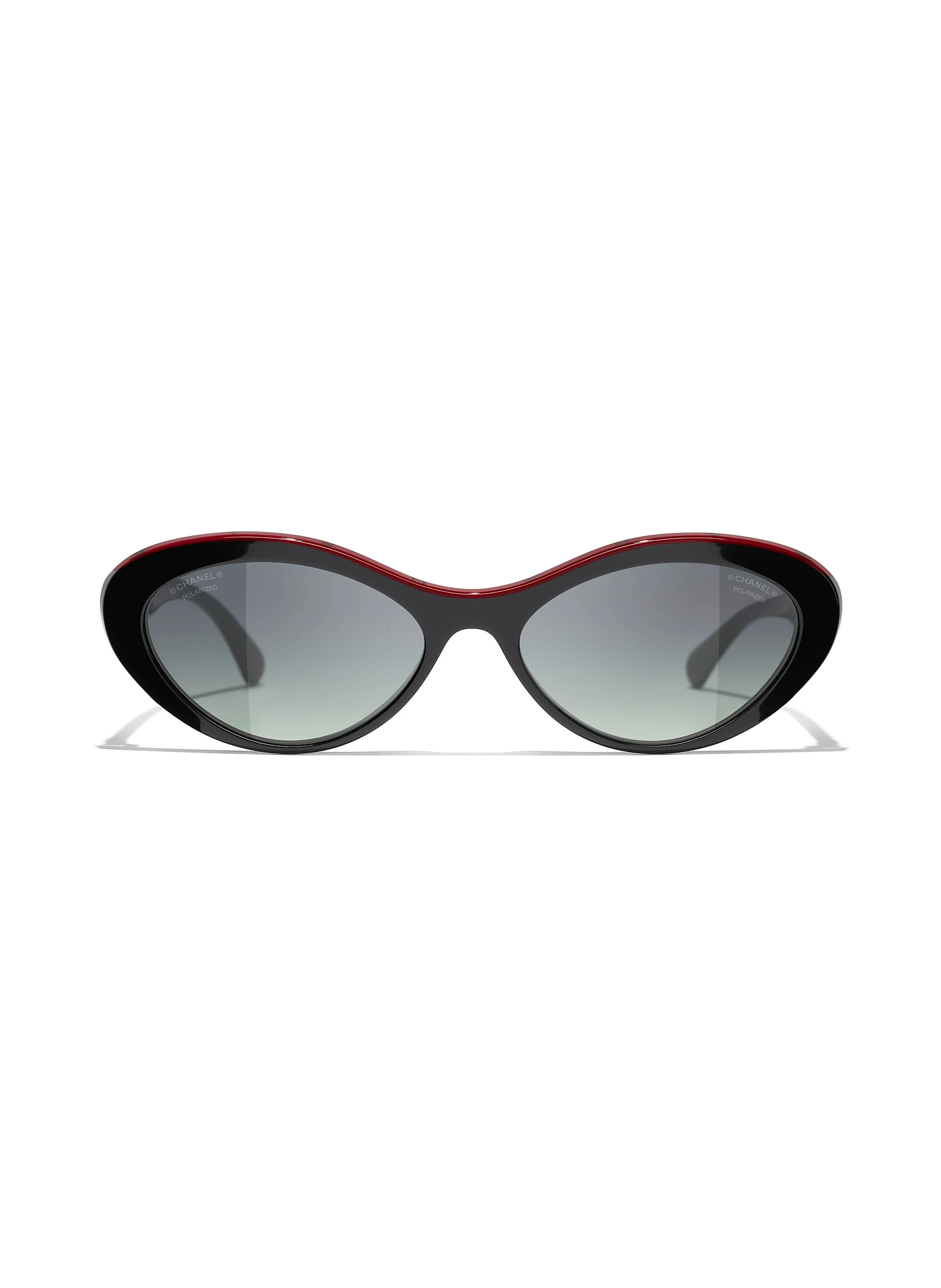 CHANEL Ovale Sonnenbrille in 1794s8 - schwarz/ grau polarisiert | Breuninger (DACH)