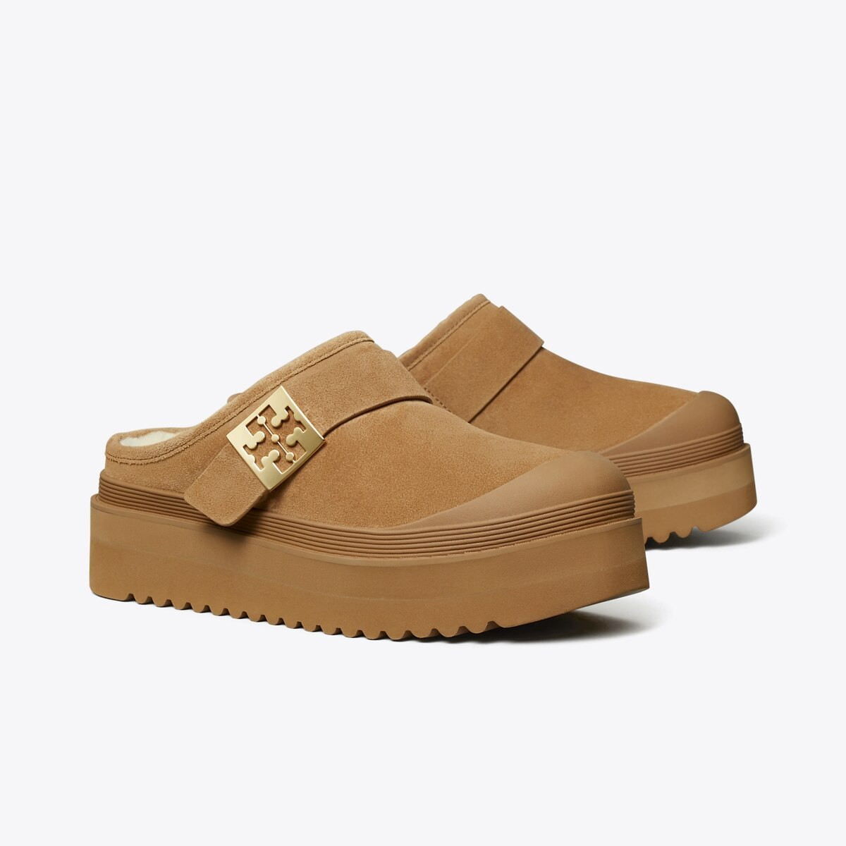 Mellow Shearling Platform Mule: Women's Designer Flats | Tory Burch | Tory Burch (US)