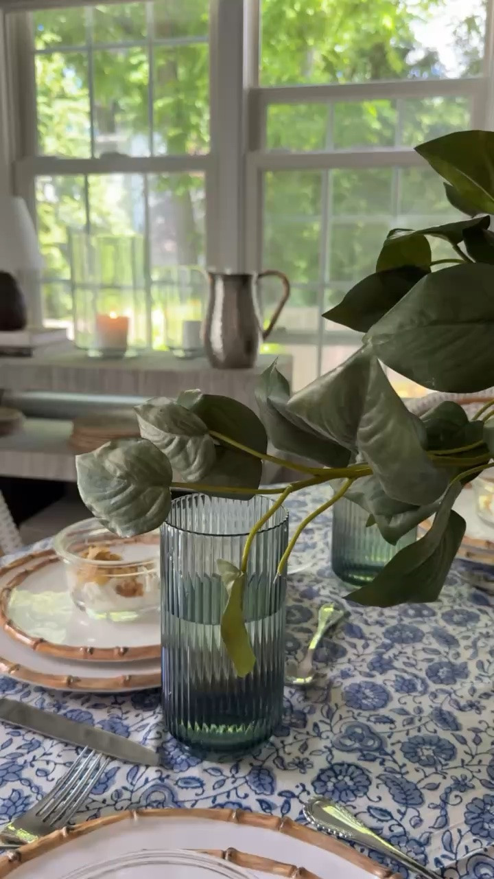Blue tablescapes always feel timeless, and I love how easy they are to carry from everyday dinners into fall entertaining. Layering blue and white dishes with woven textures and simple glassware keeps the table classic and inviting.

blue tablescape, blue and white table decor, fall tablescape, dining table decor, table setting ideas, fall entertaining, blue dinnerware, woven placemats, seasonal table decor, girlonthehudson

#LTKHome #LTKSeasonal