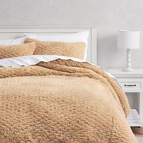 Cloud Faux-Fur Duvet Cover | Pottery Barn Teen