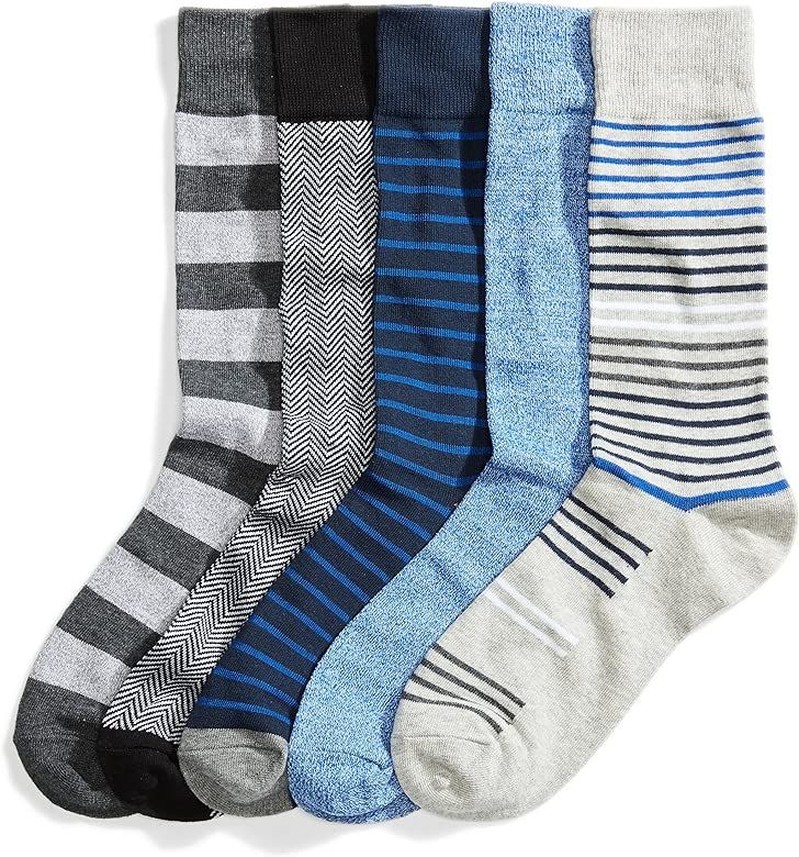 Amazon Brand - Goodthreads Men's 5-Pack Patterned Socks | Amazon (US)