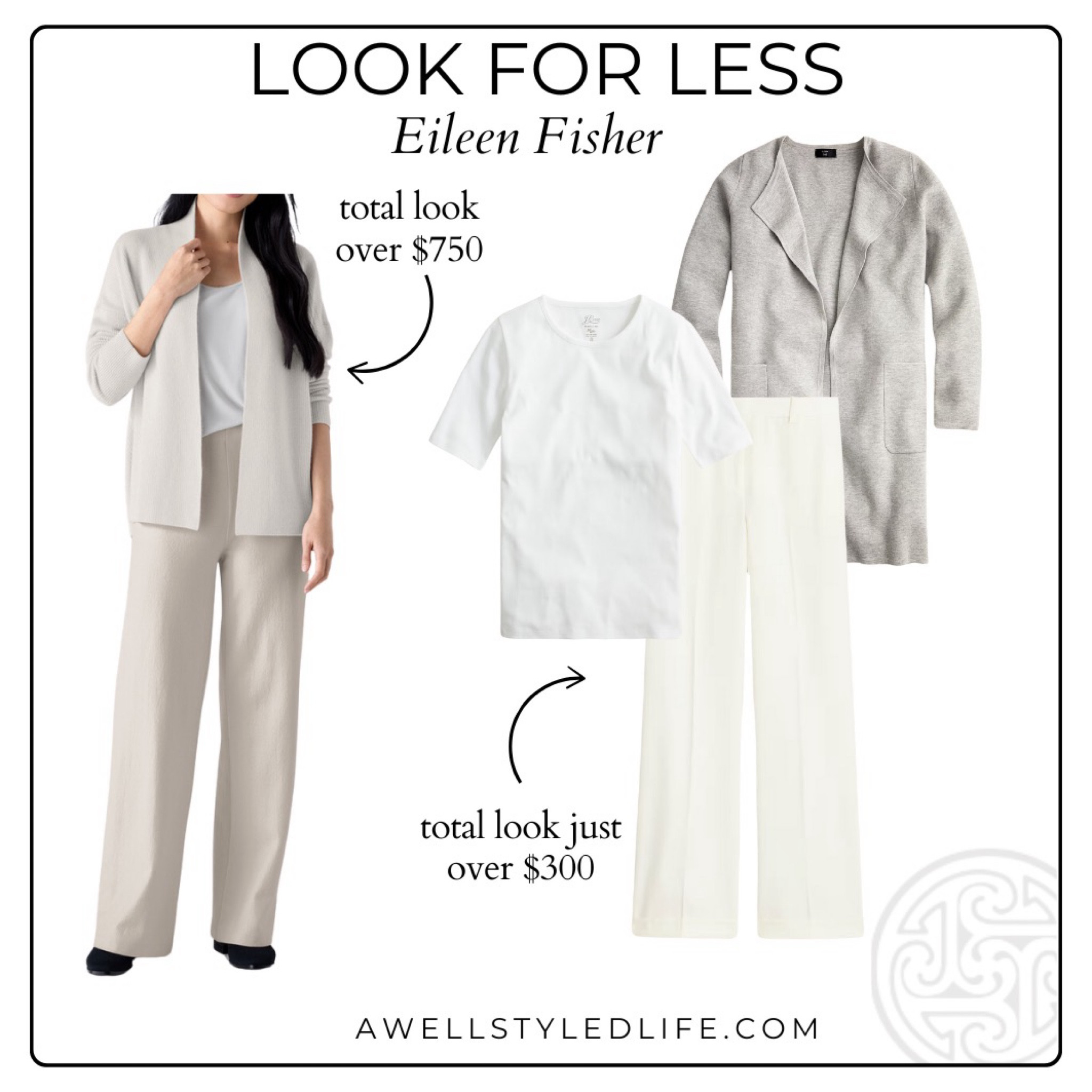 Look for Less: Eileen Fisher

Look for less outfit from J. Crew

#fashion #fashionover50 #fashionover60 #fallfashion #falloutfit #LTKOver50Style #eileenfisher #j.crew #lookforless #budgetfashion

#LTKOver40 #LTKStyleTip #LTKWorkwear