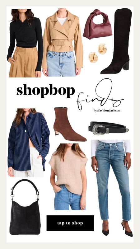 New pieces from Shopbop I’m loving for fall - almost all under $300. #fallfashion #falloutfit #coh #aninebing #staud #trench #westernboots #suedebooties #belt #fashionjackson

#LTKstyletip #LTKSeasonal