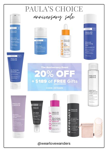 My favorite skincare brand is having an anniversary sale! Get 20% off everything, 25% off select kits and up to $189 of free gifts! Code: 29YEARS 

#LTKOver40 #LTKBeauty #LTKSaleAlert