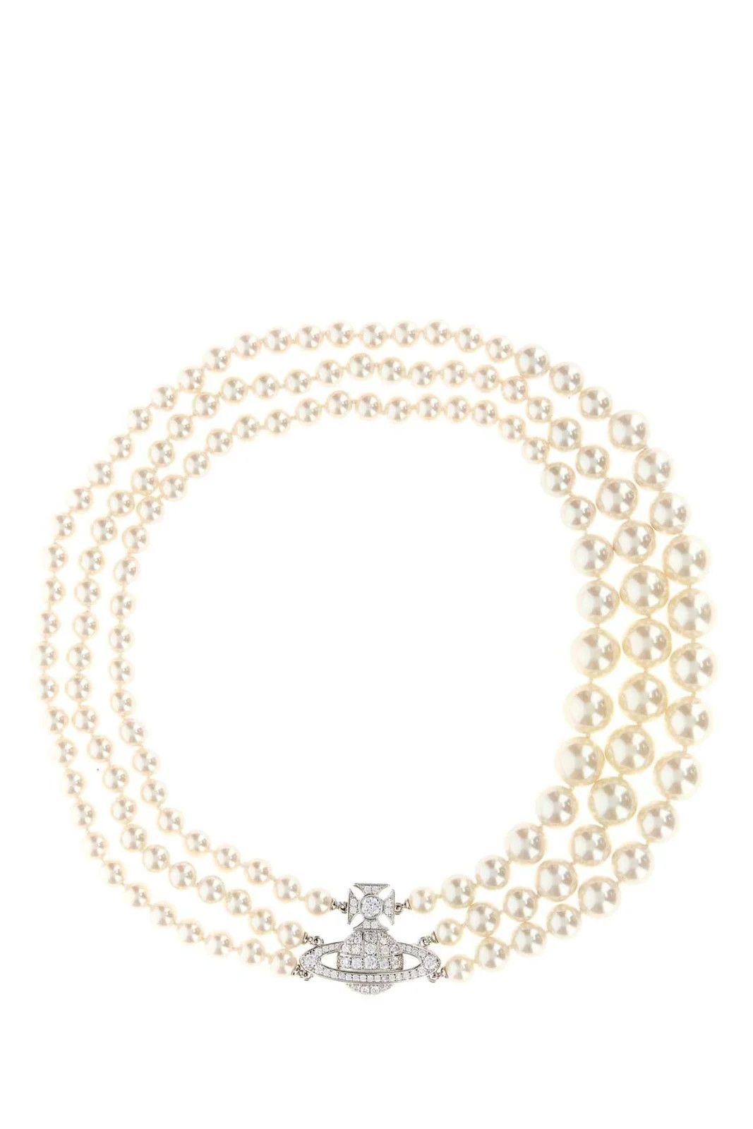 Vivienne Westwood Graziella Three Row Necklace | Cettire Global