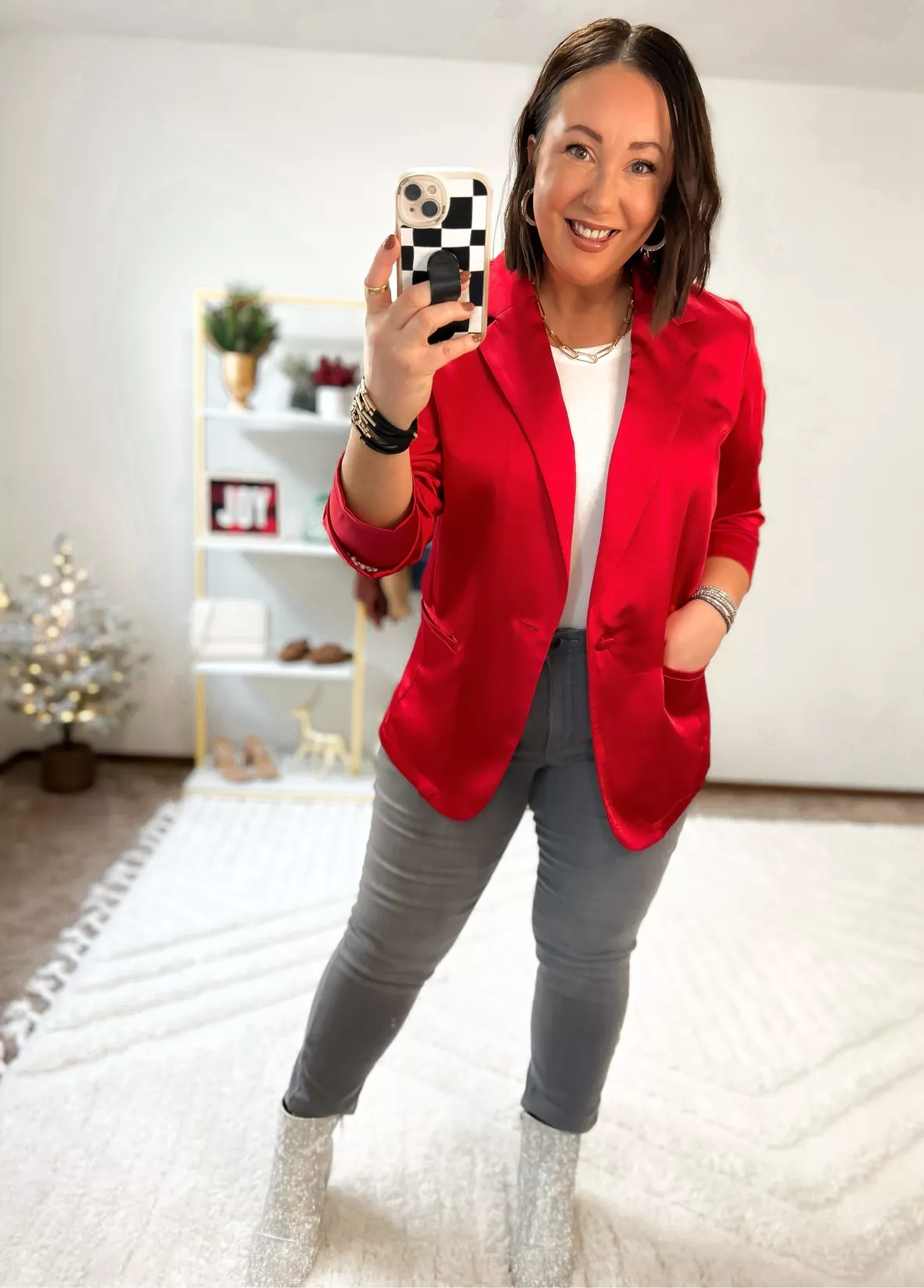 Women's Satin Blazer - A New Day™ curated on LTK