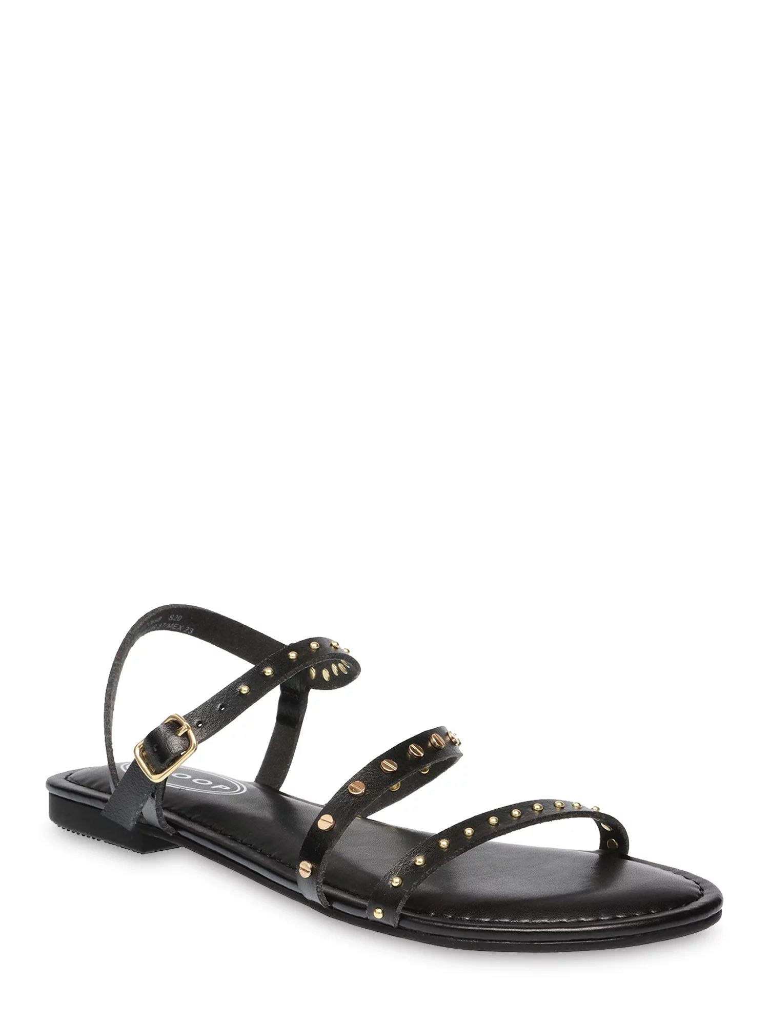 Scoop Women's Juliet Asymmetrical Flat Sandals | Walmart (US)